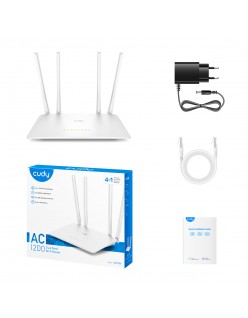 Dual Band WiFi Router Access Point Extender Cudy WR 1200